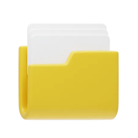 File And Folder  3D Icon