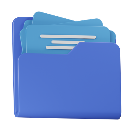 File And Folder  3D Icon