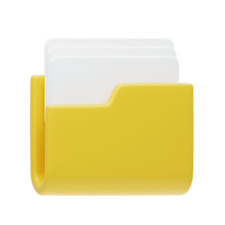 File And Folder  3D Icon