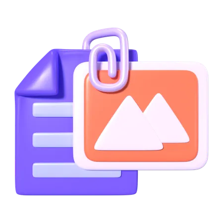This Is Attachment 3 D Render Illustration Icon It Comes As A High Resolution PNG File Isolated On A Transparent Background The Available 3 D Model File Formats Include BLEND OBJ FBX And GLTF 3D Icon