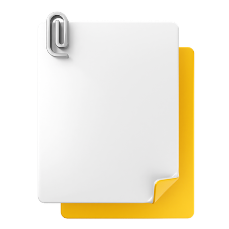File Attachment  3D Icon