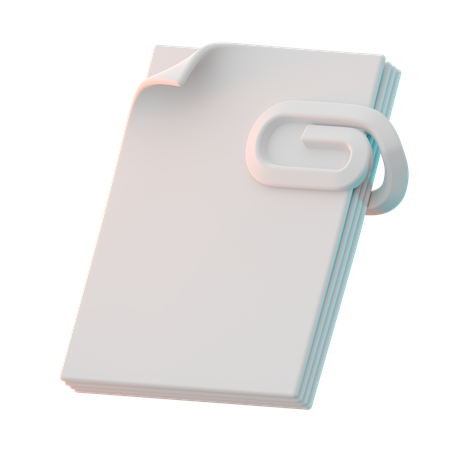 File attachment  3D Icon