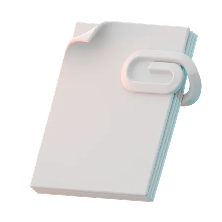 File attachment  3D Icon