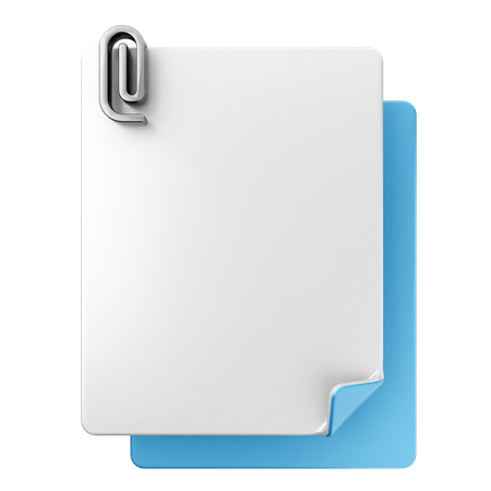 File Attachment  3D Icon