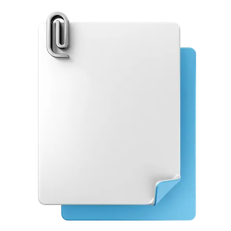 File Attachment  3D Icon