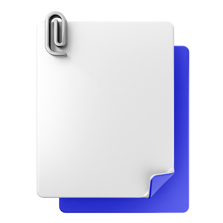 File Attachment  3D Icon