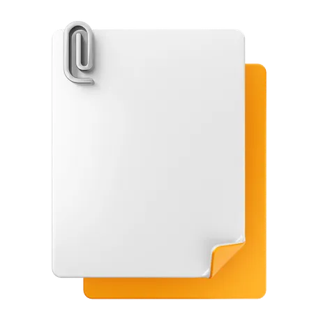 File Attachment  3D Icon