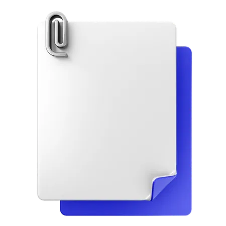 File Attachment  3D Icon