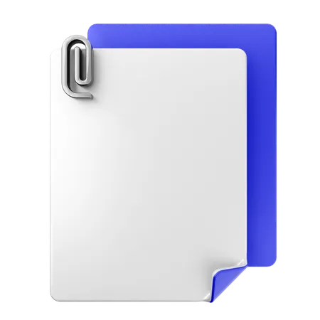 File Attachment  3D Icon