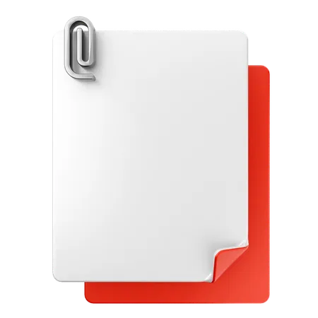 File Attachment  3D Icon