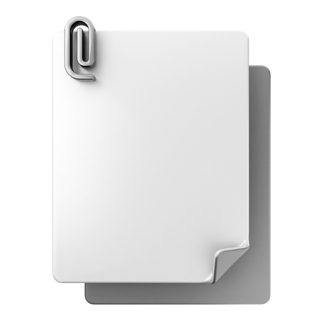 File Attachment  3D Icon