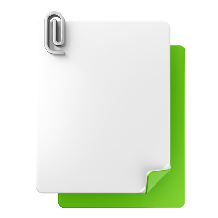 File Attachment  3D Icon