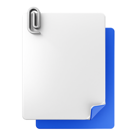 File Attachment  3D Icon