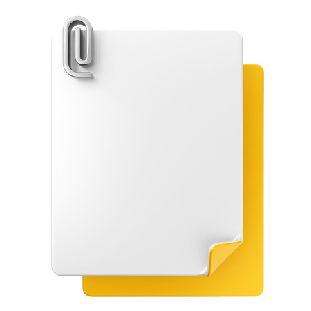 File Attachment  3D Icon