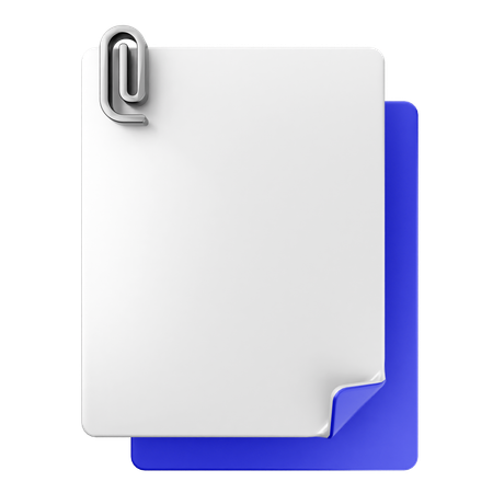 File Attachment  3D Icon