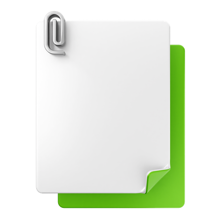 File Attachment  3D Icon