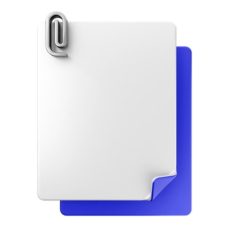 File Attachment  3D Icon