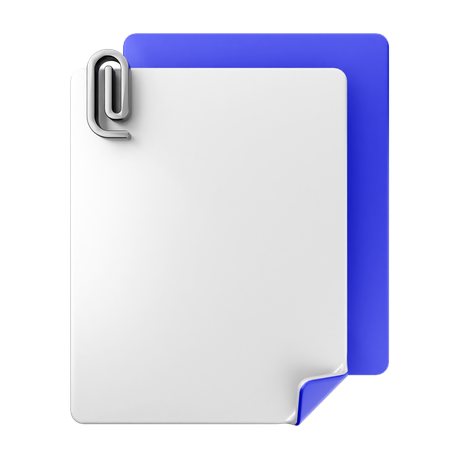 File Attachment  3D Icon