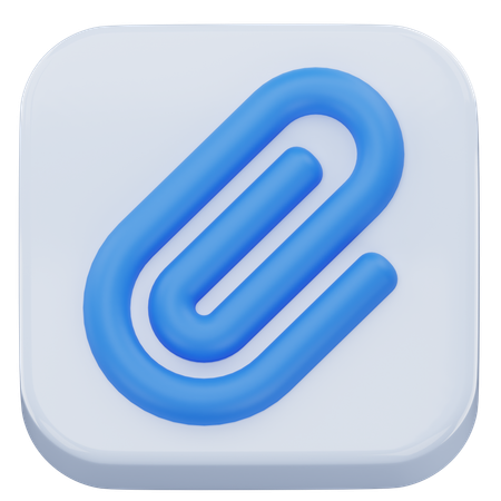 File attechement  3D Icon