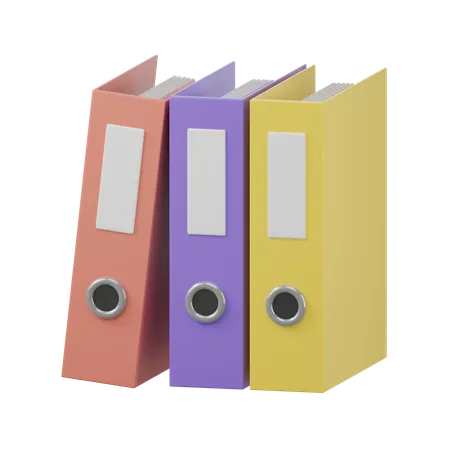 File Binder  3D Icon