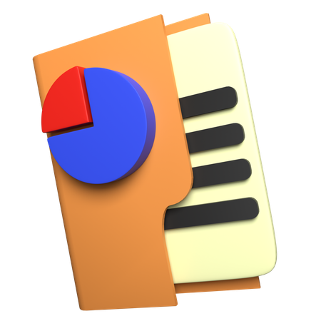 File Binder  3D Icon