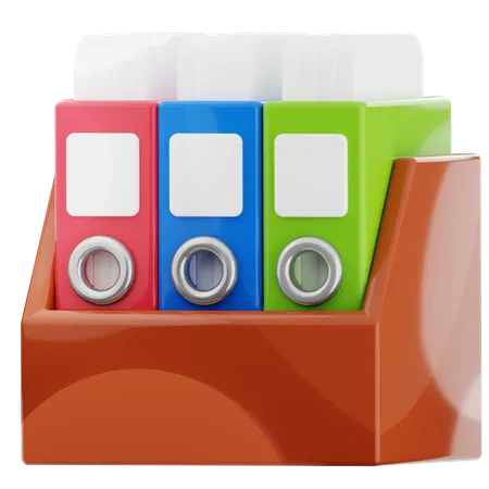 File Binder  3D Icon