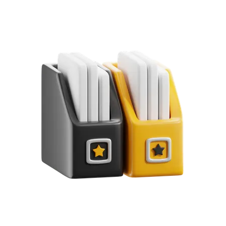 File Binder  3D Icon