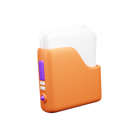 File binder  3D Icon