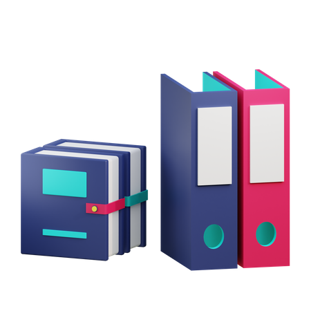 File Binder  3D Icon