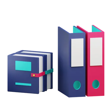 File Binder  3D Icon