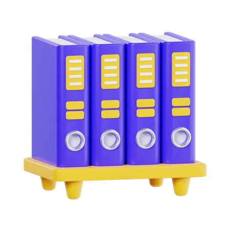 File Binders  3D Icon