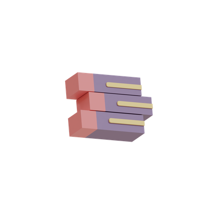 File binders  3D Illustration