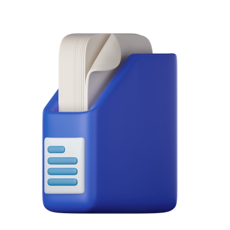 File Box  3D Icon