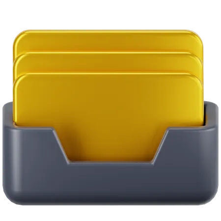 File Box  3D Icon