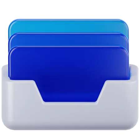 File Box  3D Icon