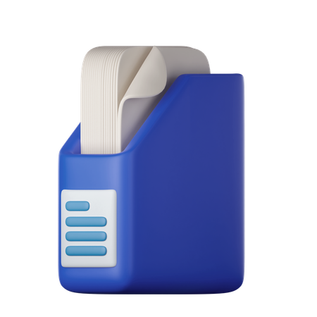 File Box  3D Icon