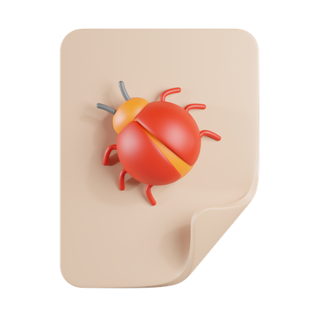 File Bug  3D Icon