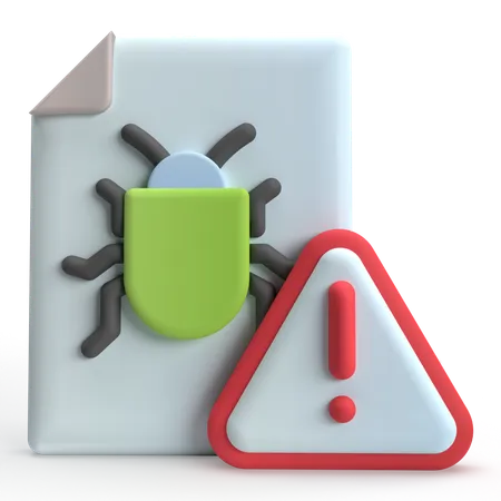 File Bug  3D Icon