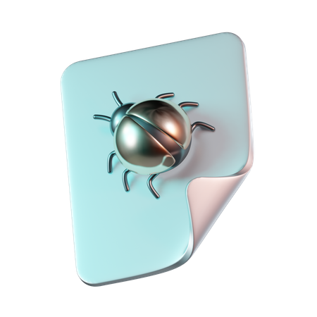 File Bug  3D Icon