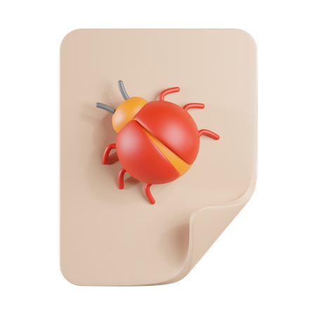 File Bug  3D Icon