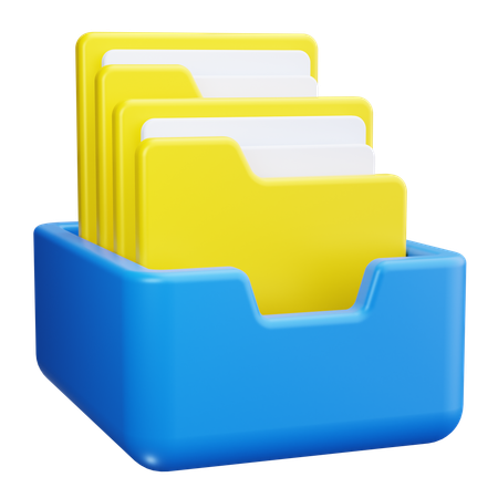 File cabinet  3D Icon