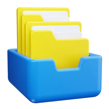 File cabinet  3D Icon