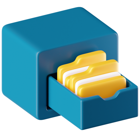 File Cabinet  3D Icon