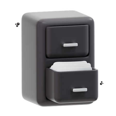 File Cabinet  3D Icon