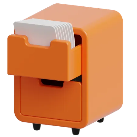 File Cabinet  3D Icon