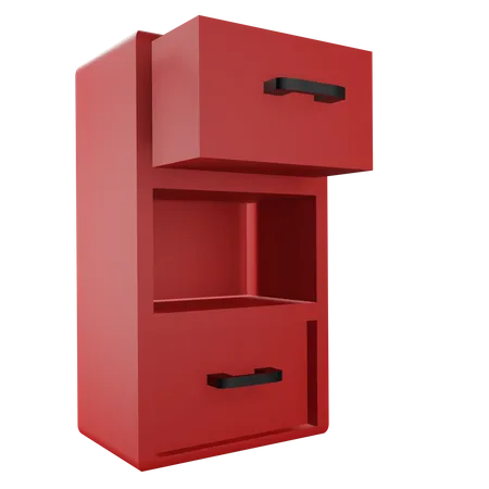 File Cabinet  3D Icon