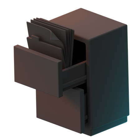 File Cabinet  3D Icon