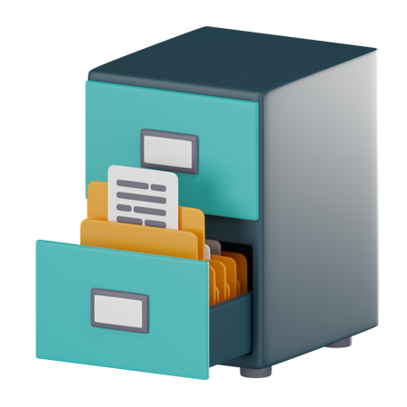 File Cabinet  3D Icon