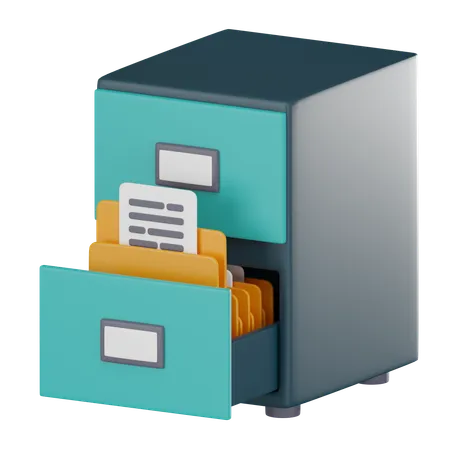 File Cabinet  3D Icon