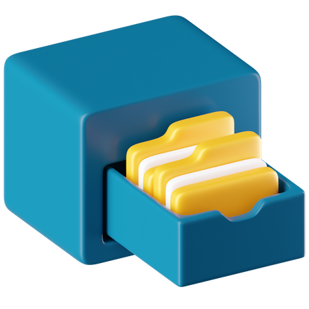 File Cabinet  3D Icon